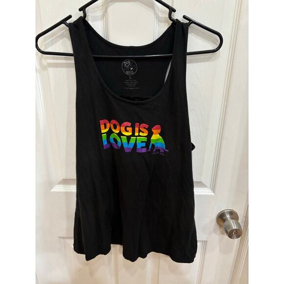 Dog Is Love Pride Tank Size L - Picture 2 of 3